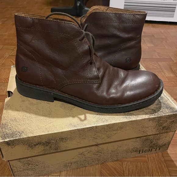NWT mens born Trigger leather boots - Picture 1 of 8